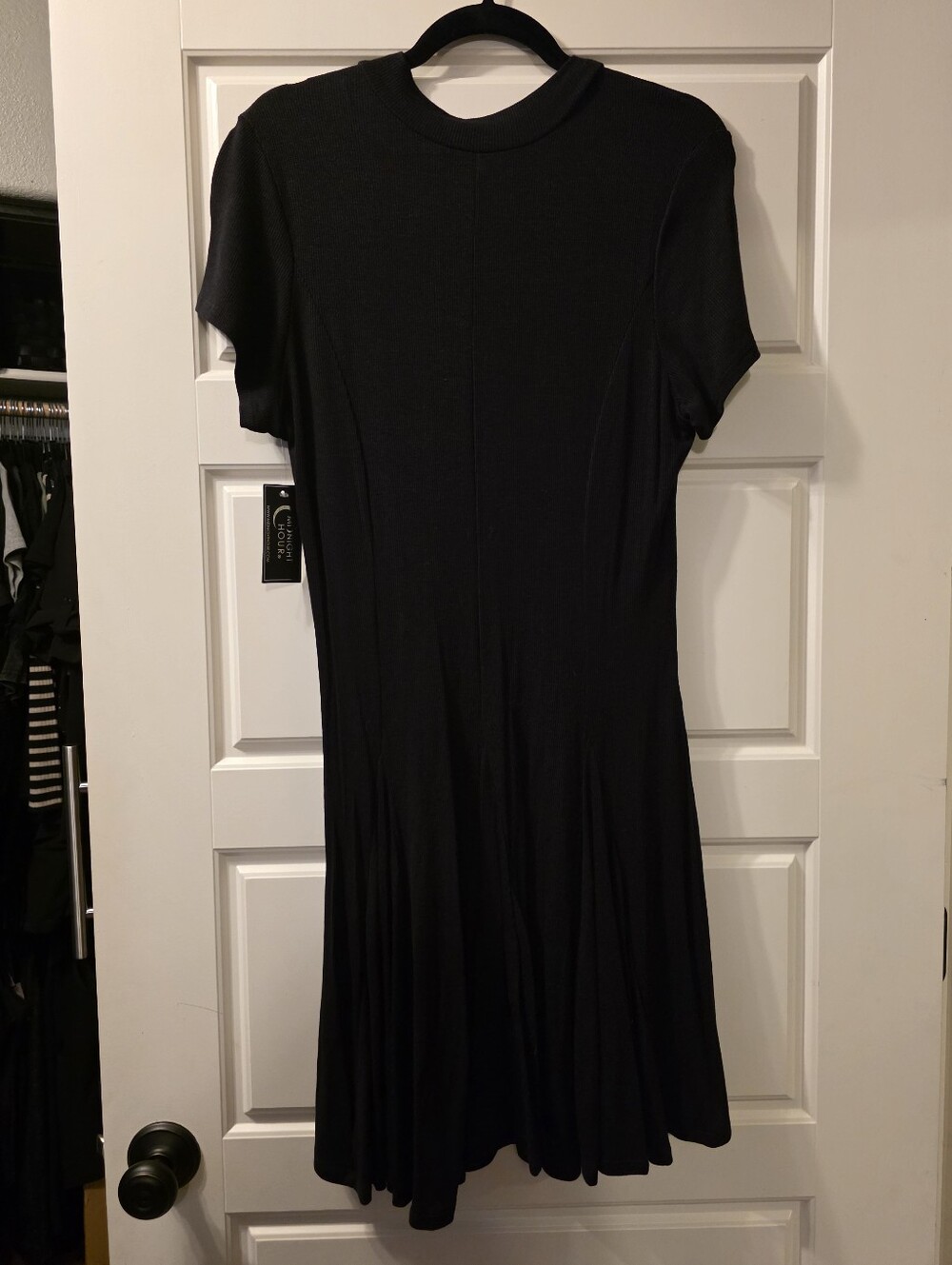 2X Midnight Hour Lace Up Skater Dress - Picture 5 of 8